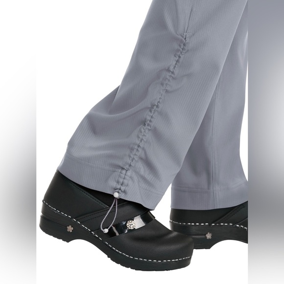 Koi Lite Slim Fit Style #720 Scrub Pants ~ Blue with Pink/Black Band 3X - Picture 12 of 12